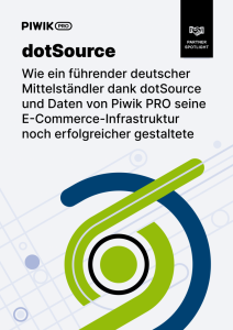 Wie ein führender deutscher Mittelständler dank dotSource und Daten von Piwik PRO seine E-Commerce-Infrastruktur noch erfolgreicher gestaltete